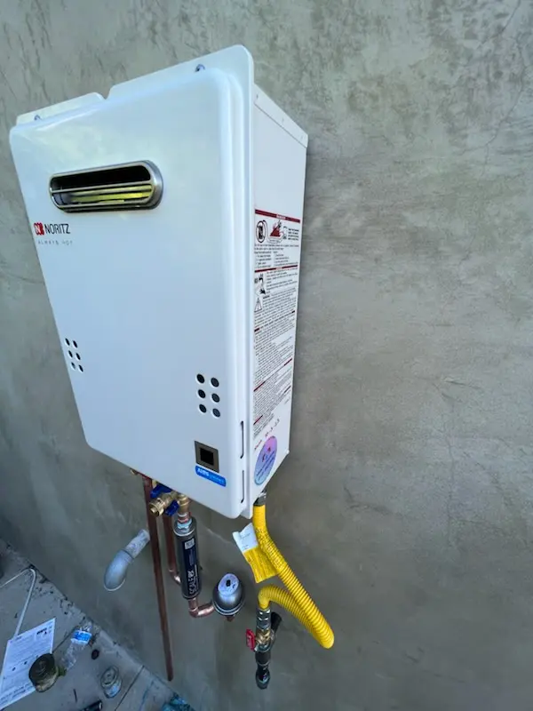 Tankless water heater installation for Olney Square homes